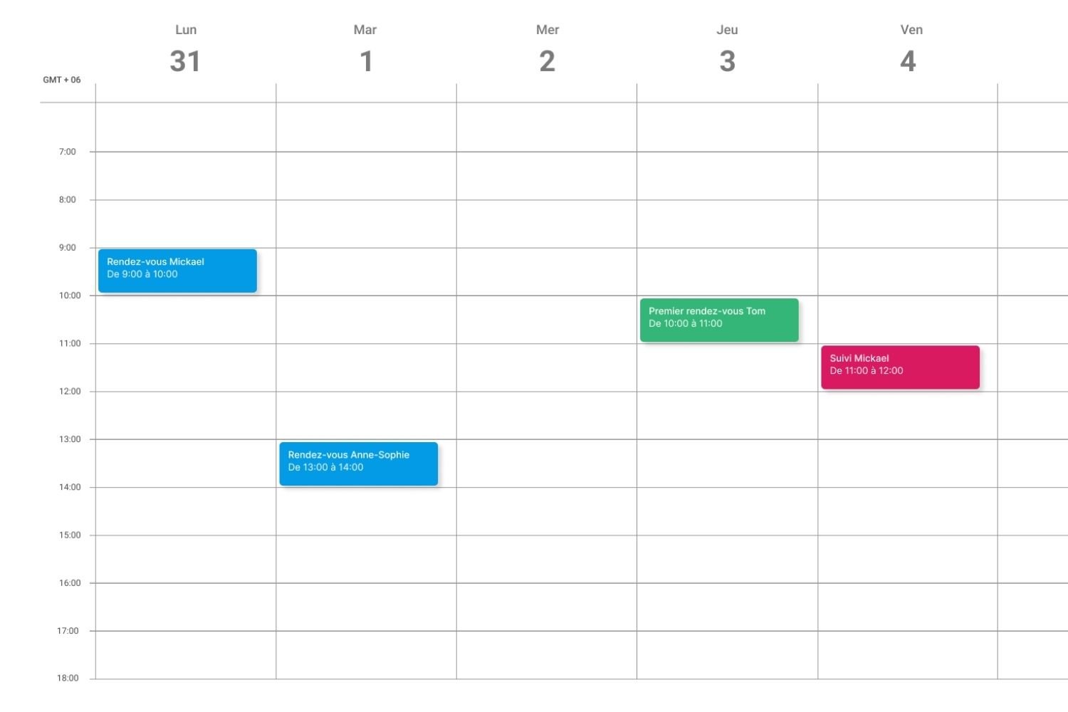 Agenda vide